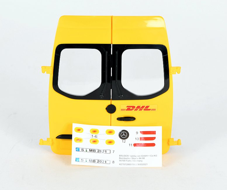Bruder 42683 - Zadní dveře pro MB Sprinter DHL