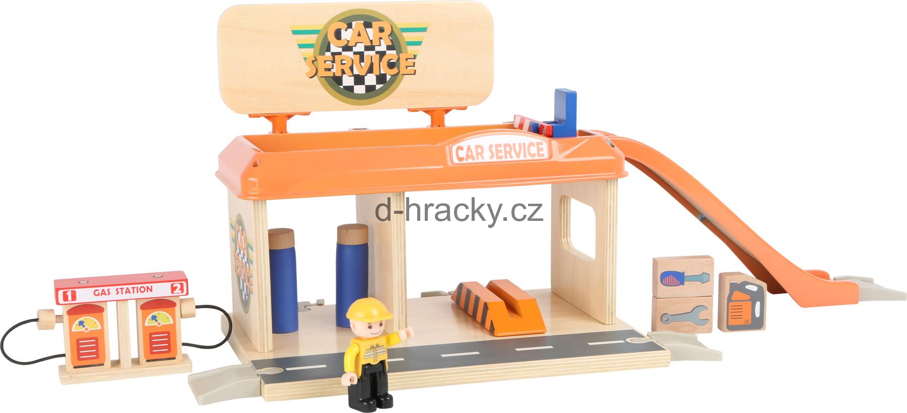 Autoservis a čerpací stanice s příslušenstvím