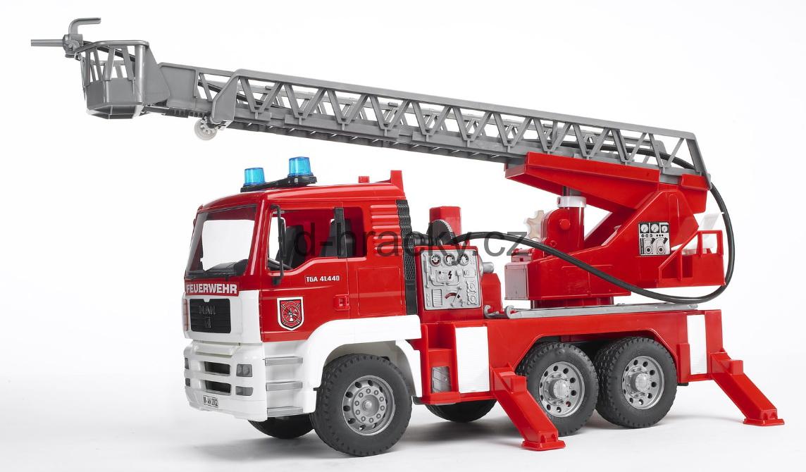 Bruder 2771 MAN požární žebřík s majákem