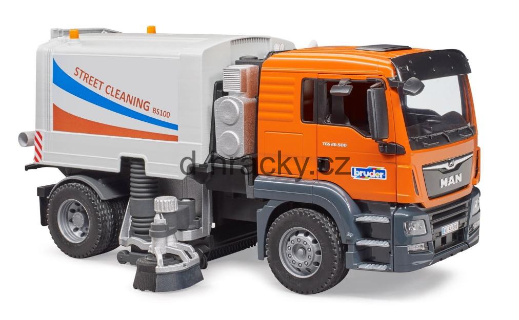 Bruder 3780 MAN TGS zametací vozidlo