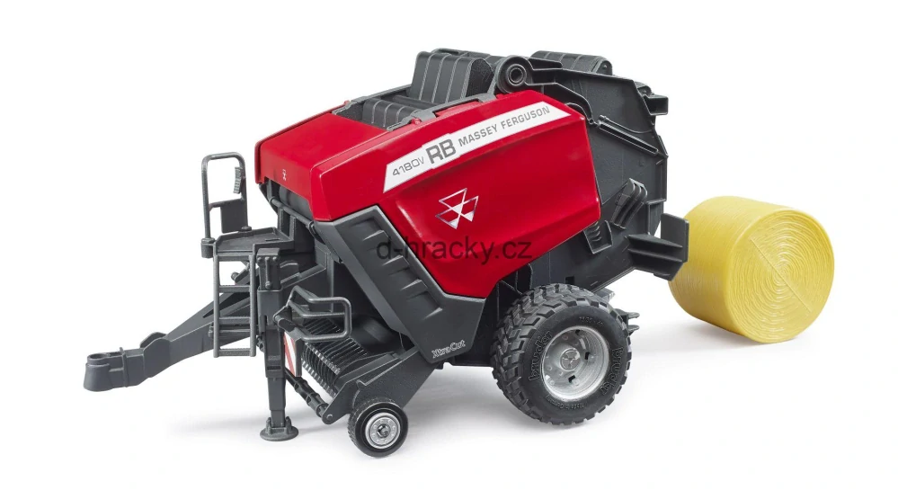 Bruder 2039 Lis na kulaté balíky Massey Ferguson RB 4180V