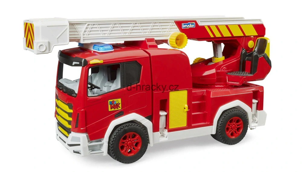 Bruder 3472 Roadmax Hasičské auto s žebříkem