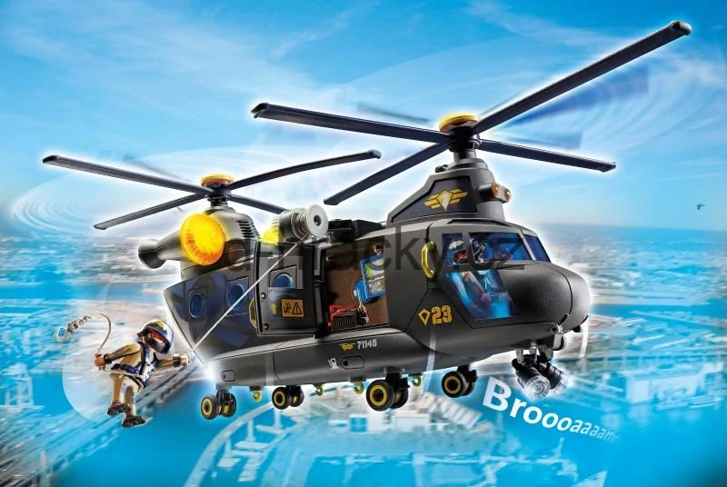 Záchranářská helikoptéra speciální jednotky