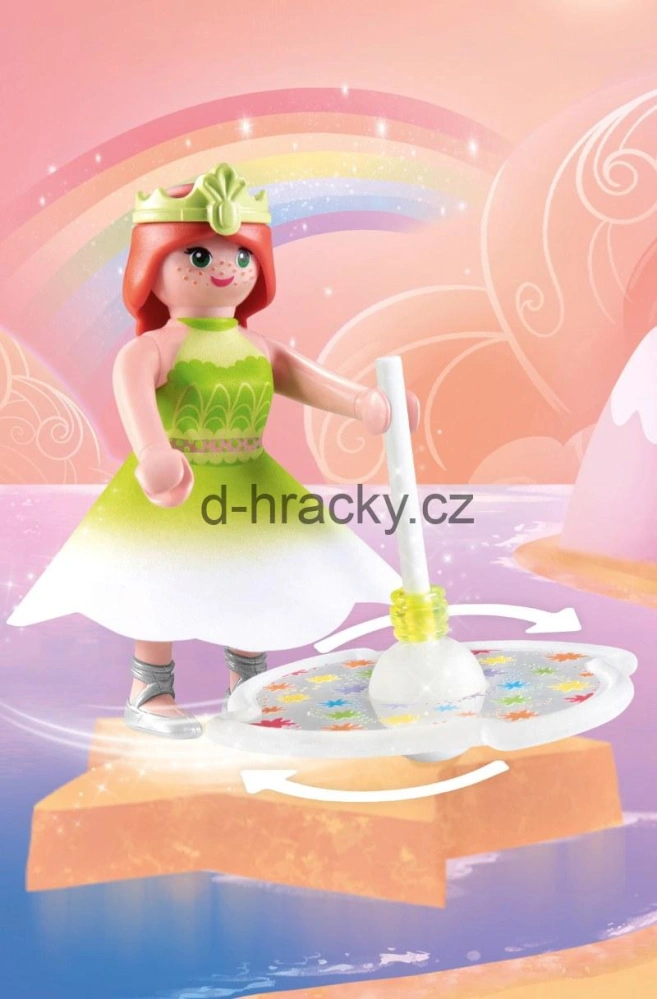 Playmobil 71364 Nebeský duhový top s princeznou