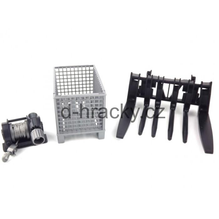 Bruder 2318 Čelní nakladač - příslušenství