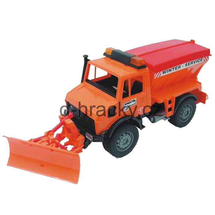 Bruder 2572 - Mercedes Benz Unimog s radlicí+sypač