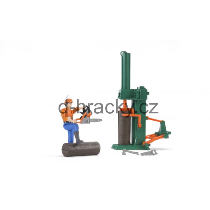 Bruder 62650 Dřevařský set s figurkou
