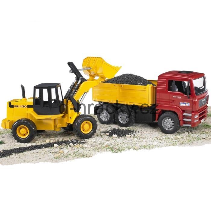 Bruder 2752 Auto MAN + čelní nakladač