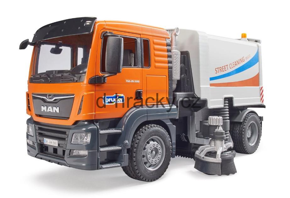 Bruder 3780 MAN TGS zametací vozidlo