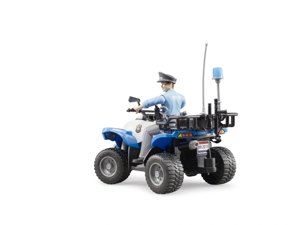 Bruder 63010 Policejní čtyřkolka s figurkou policistky