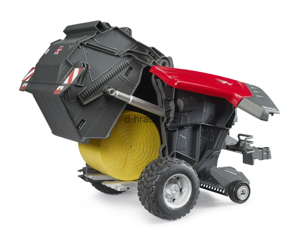 Bruder 2039 Lis na kulaté balíky Massey Ferguson RB 4180V