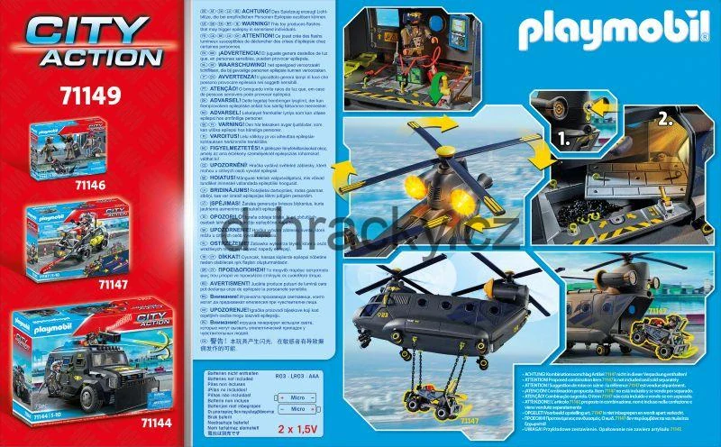 Záchranářská helikoptéra speciální jednotky