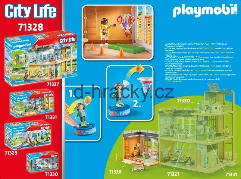 Playmobil 71328 Přístavba tělocvičny