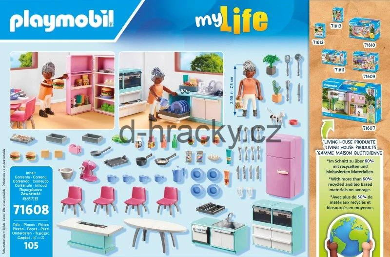 Playmobil 71608 Kuchyň s jídelním koutem