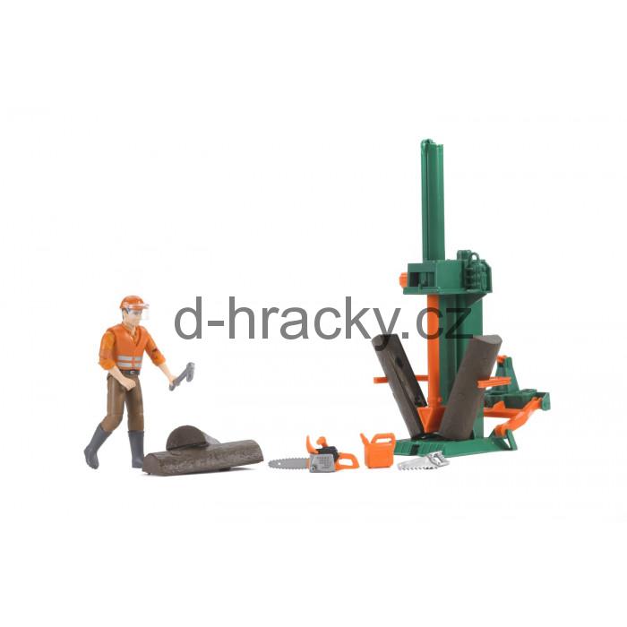 Bruder 62650 Dřevařský set s figurkou