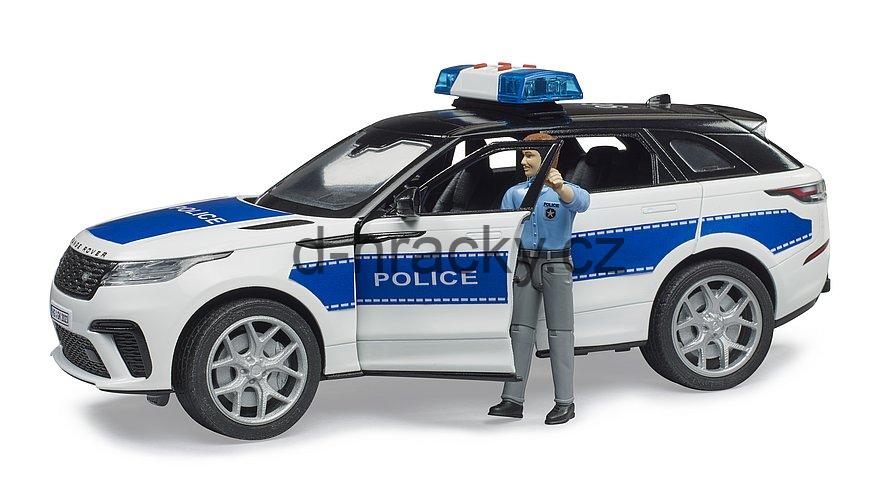 Bruder 2890 Policejní Range Rover Velar s policistou