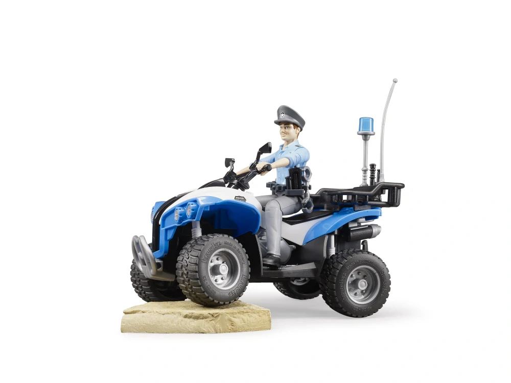 Bruder 63010 Policejní čtyřkolka s figurkou policistky