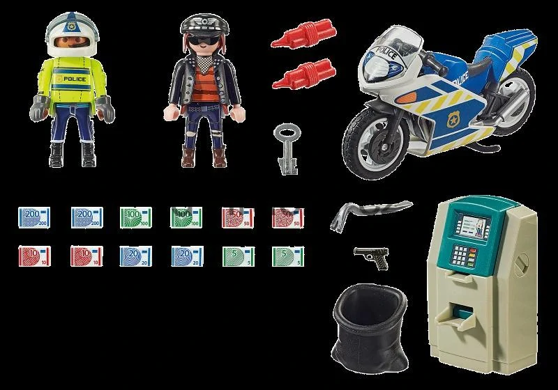 Policejní motorka: Pronásledování lupiče