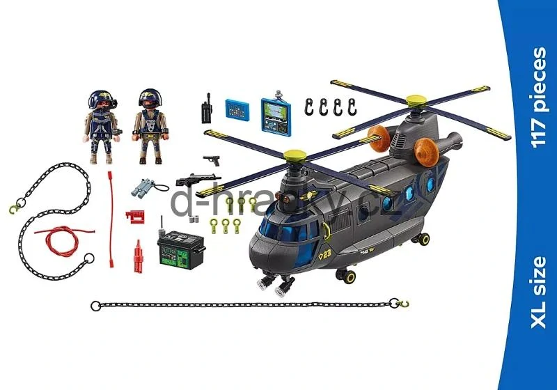 Záchranářská helikoptéra speciální jednotky