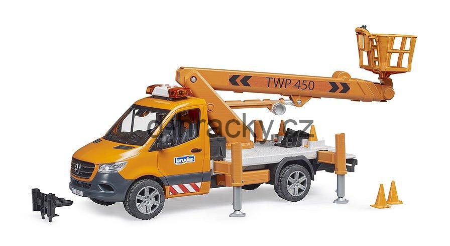 Bruder 2679 MB Sprinter s montážní plošinou