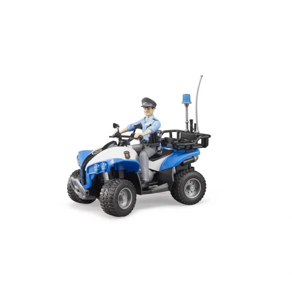 Bruder 63010 Policejní čtyřkolka s figurkou policistky
