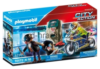 Playmobil 70572 Policejní motorka: Pronásledování lupiče